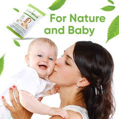 Yugi Baby Green Wipes Unscented packaging highlights eco-friendly FSC materials.