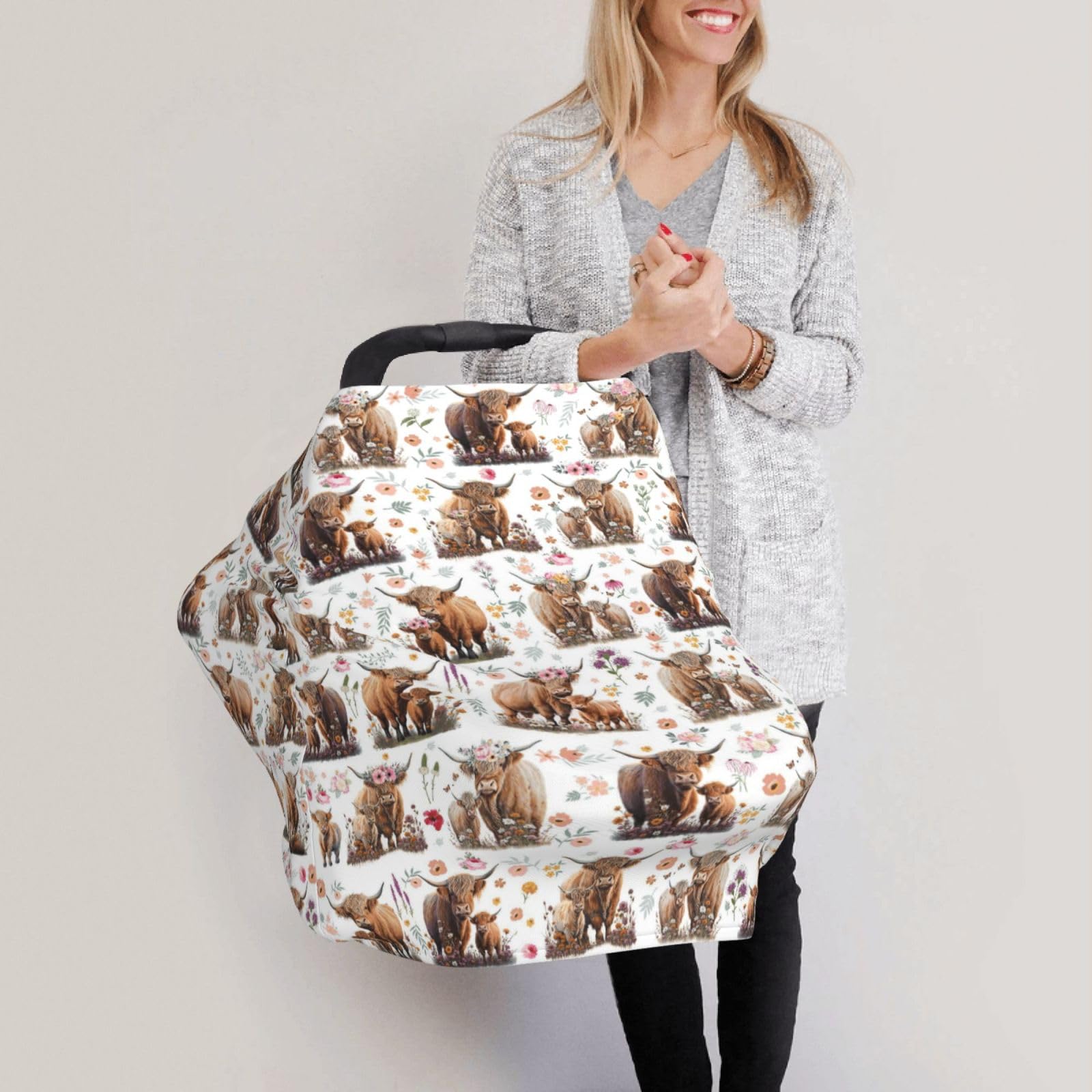 YUGUSNCH breathable polyester fabric feels comfortable for baby and parent.