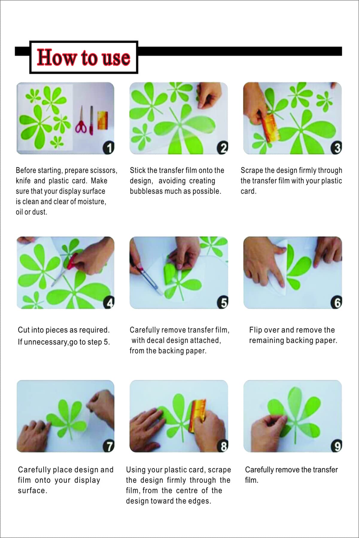 YUHASIDE removable wall decor for nurseries with anti-glare finish and easy removal