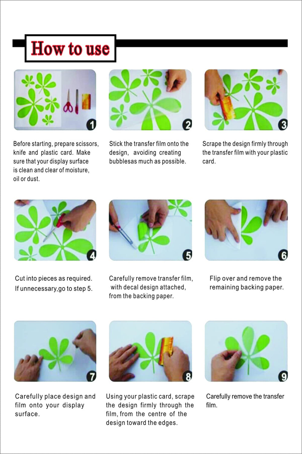 YUHASIDE removable wall decor for nurseries with anti-glare finish and easy removal