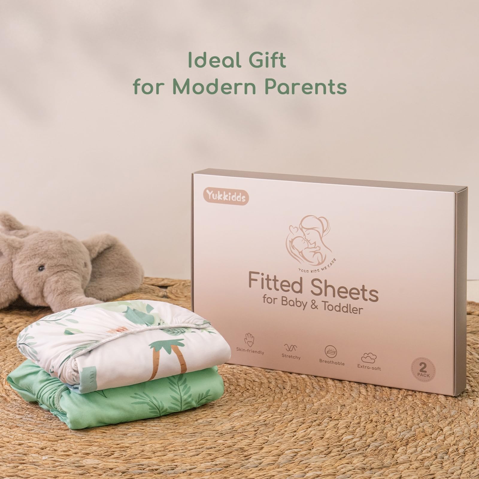 Yukkidds breathable, durable crib sheets endure frequent washes