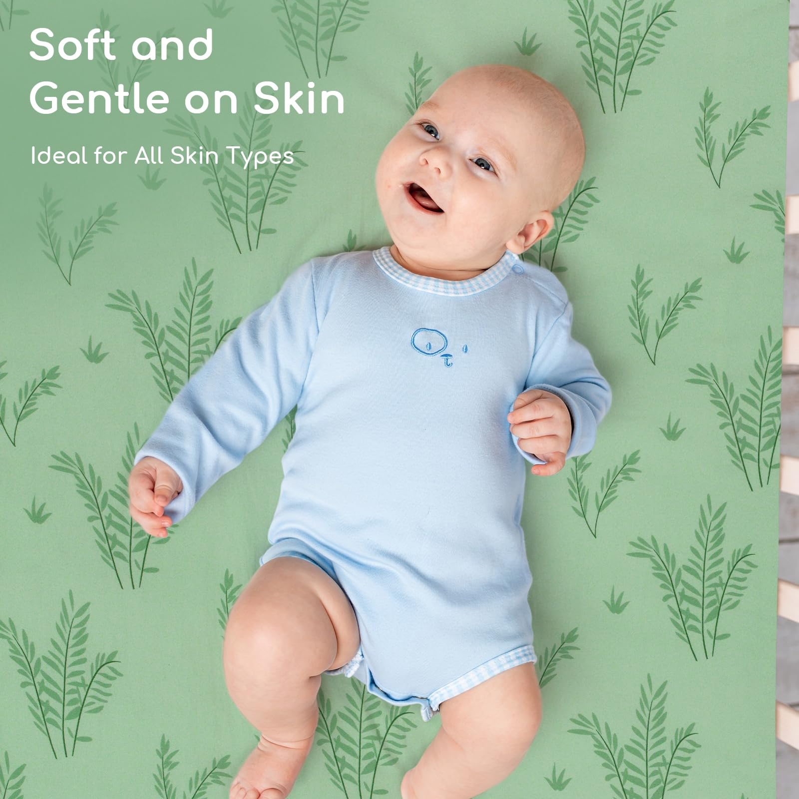 Yukkidds gift-ready two-pack crib sheets ideal for registries