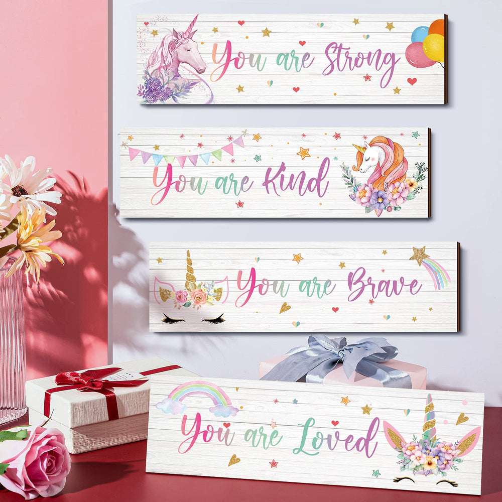 Yulejo rainbow wall art in cute style brightens kids rooms and imagination.