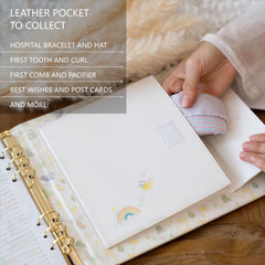 Yulka Crafts deep keepsake pocket stores hospital bracelet and tiny mementos safely