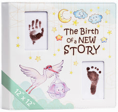 Yulka Crafts keepsake memory book with open cover shows durable faux leather