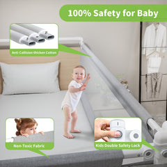Yulongtengfei bed rail connectors show sturdy, stable nightly setup.