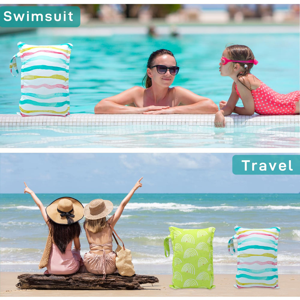 YULUONAPS wet bag interior waterproof coating keeps moisture contained.