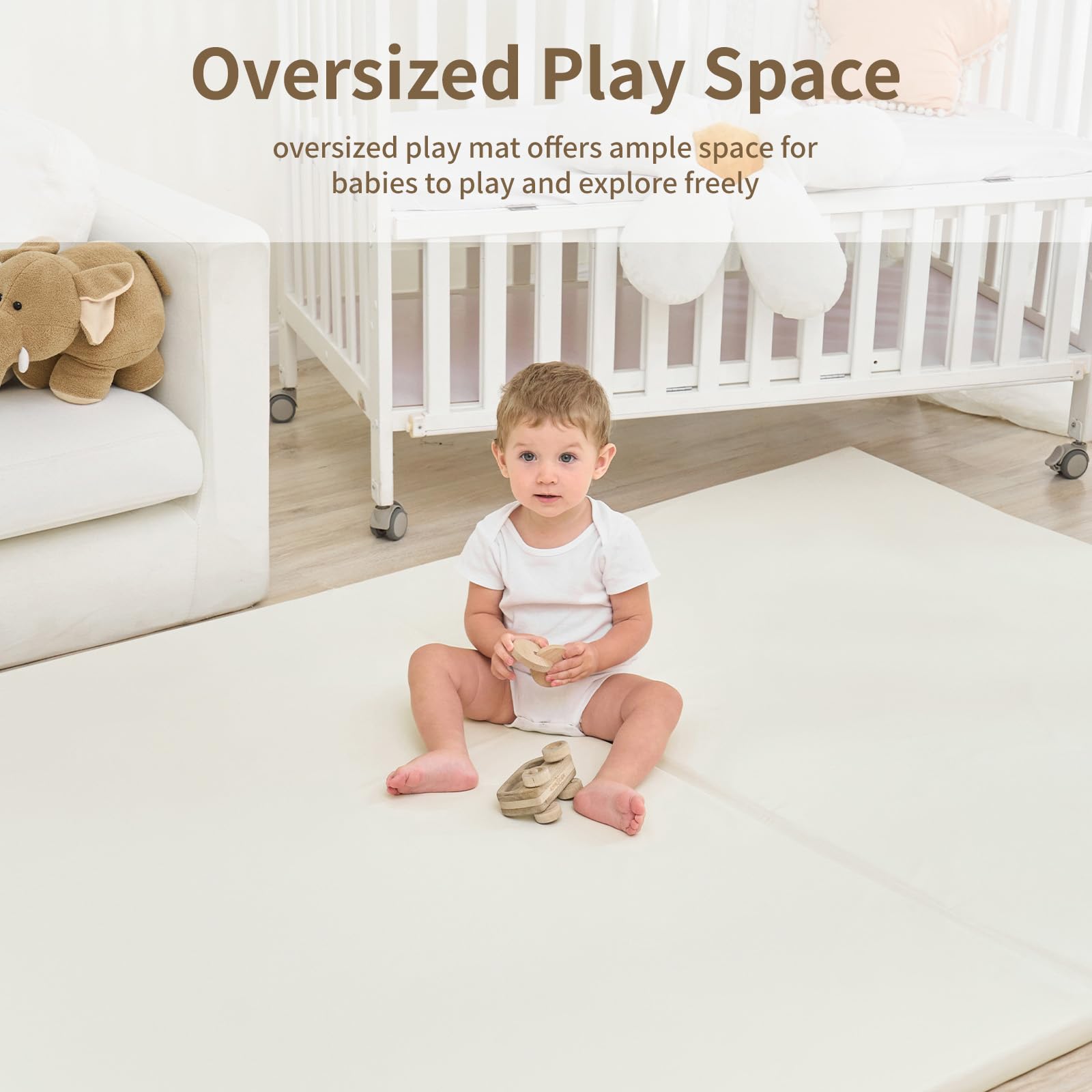 Yumiio mat anti-slip backing keeps the surface secure during play