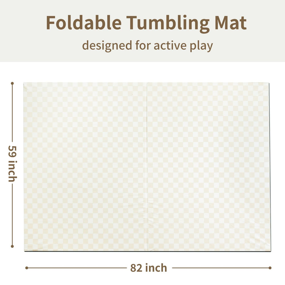 Yumiio oversized play area 59x82 inches offers ample space for babies.
