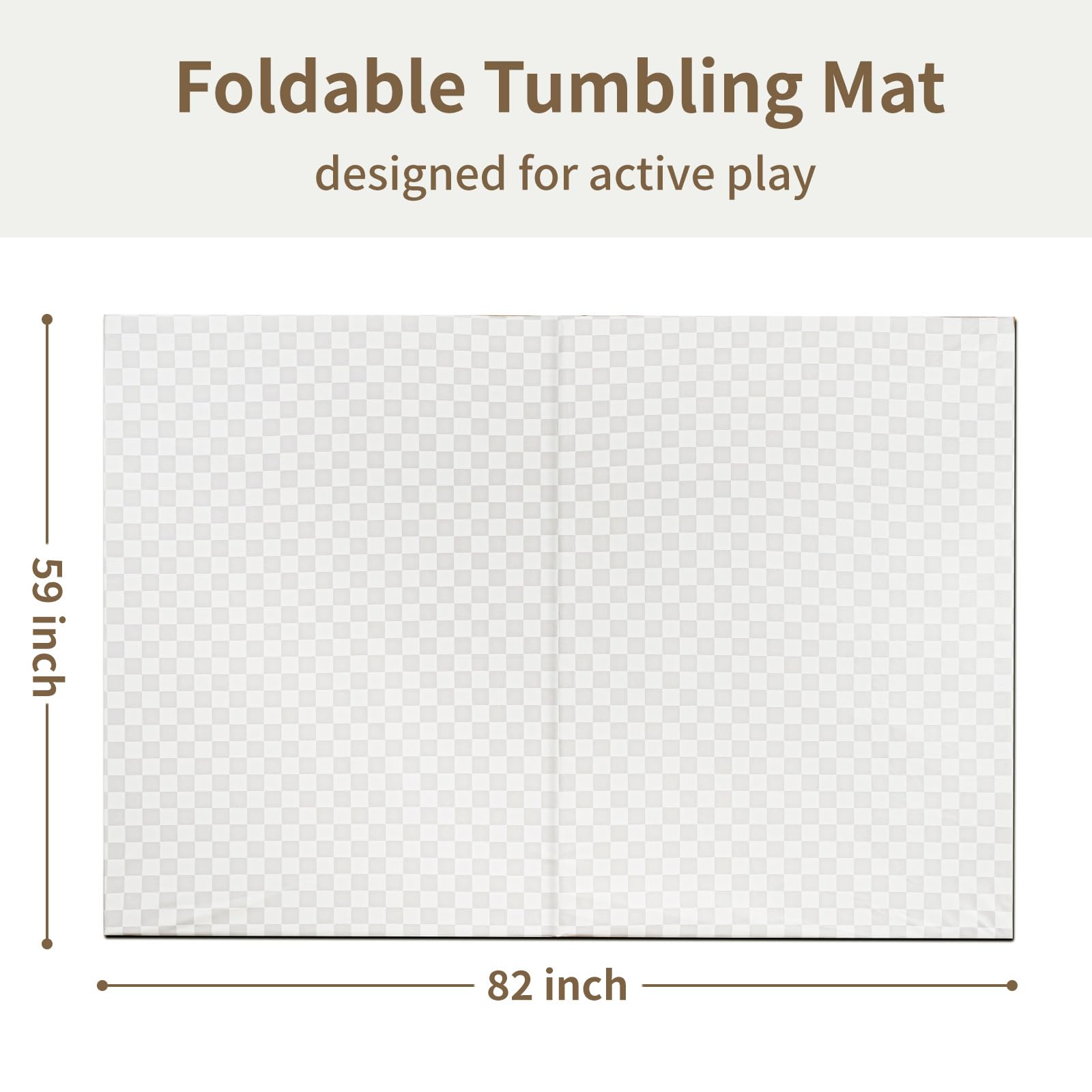 Yumiio play mat non-slip backing prevents shifting during playtime.