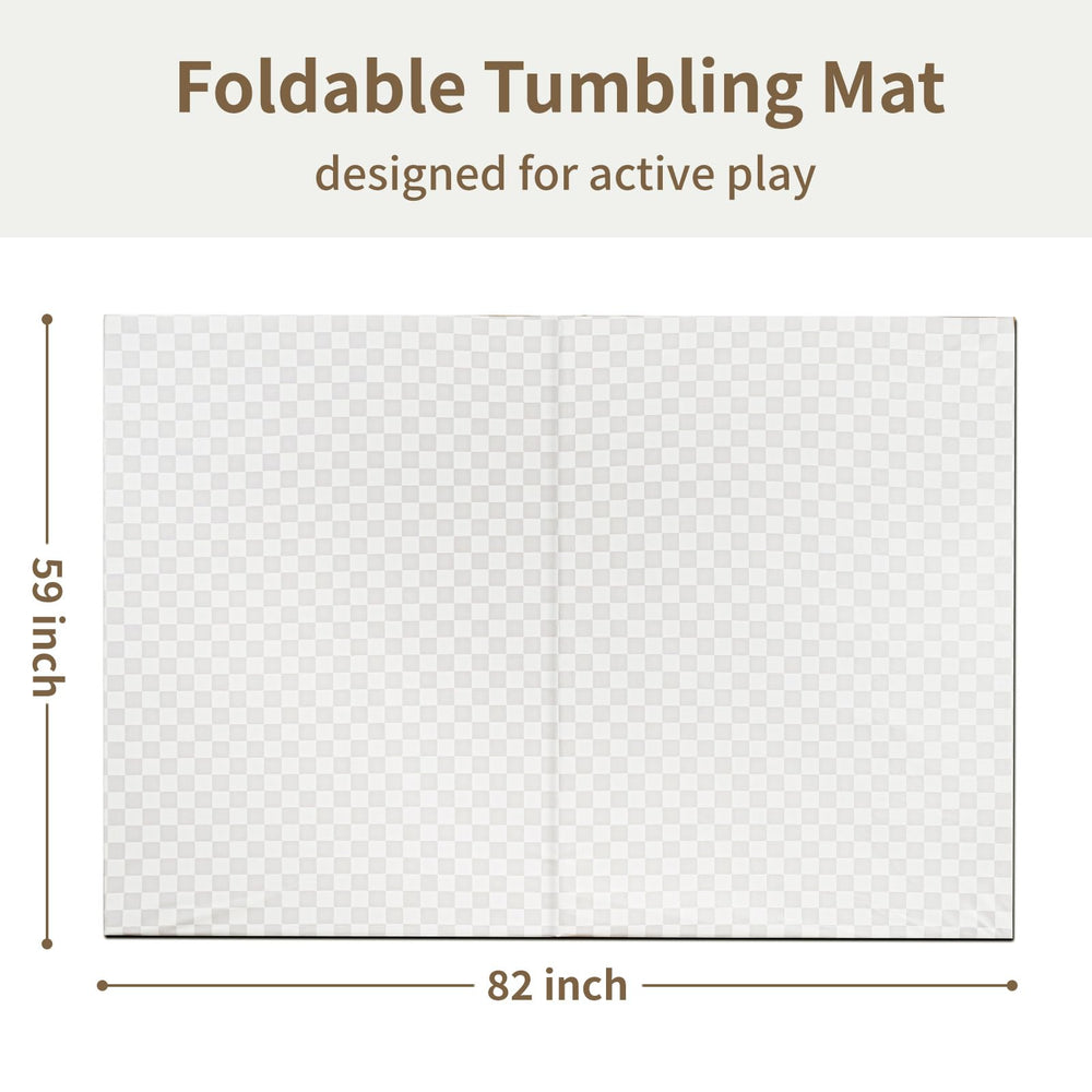 Yumiio play mat non-slip backing prevents shifting during playtime.