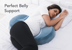 Yunari 4.7-inch wedge keeps belly and back supported during pregnancy.