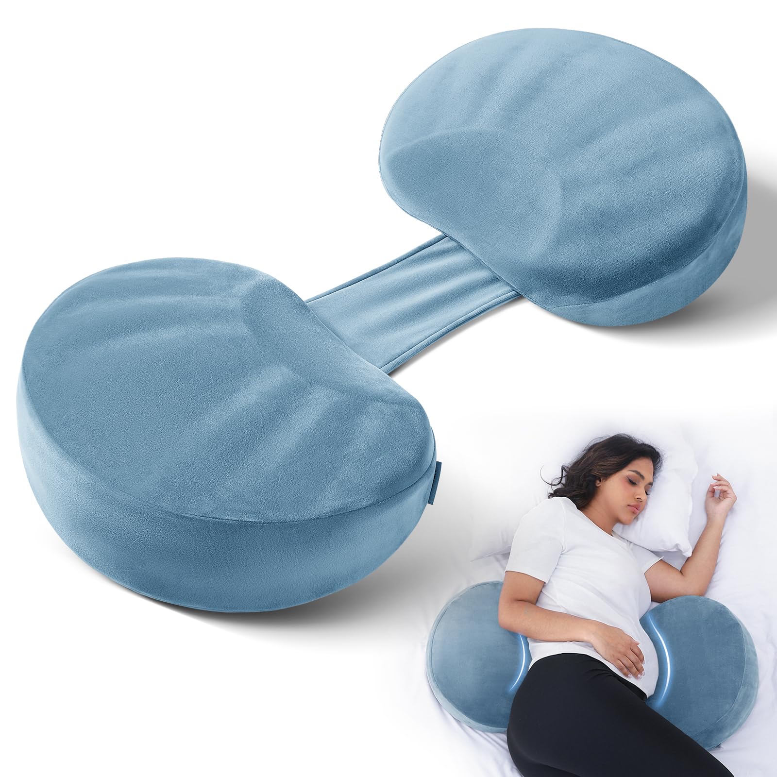 Yunari memory-foam cover is machine-washable for easy cleaning.