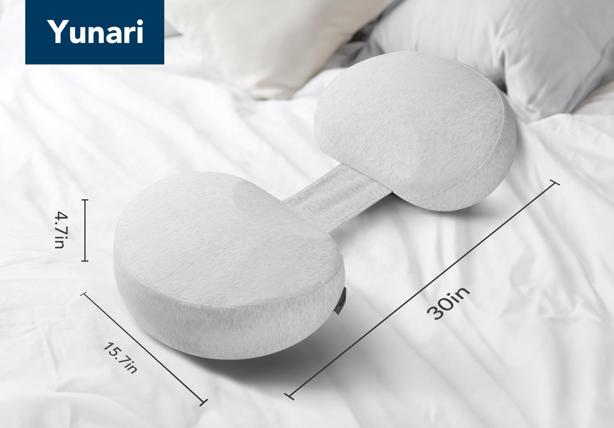 Yunari travel-ready design shown for comfort on-the-go.