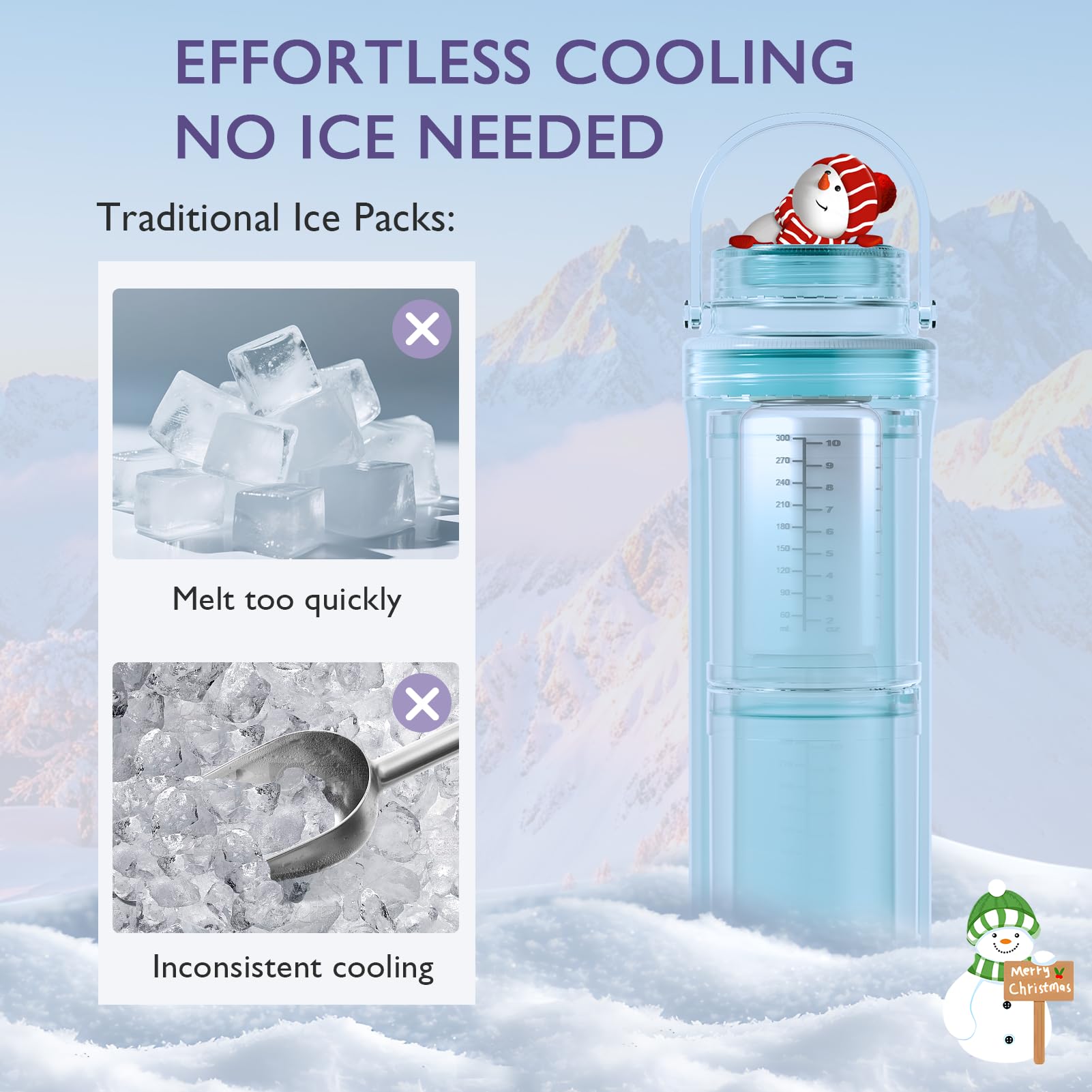 YunBaby 50oz stainless water bottle feature for drinks storage.