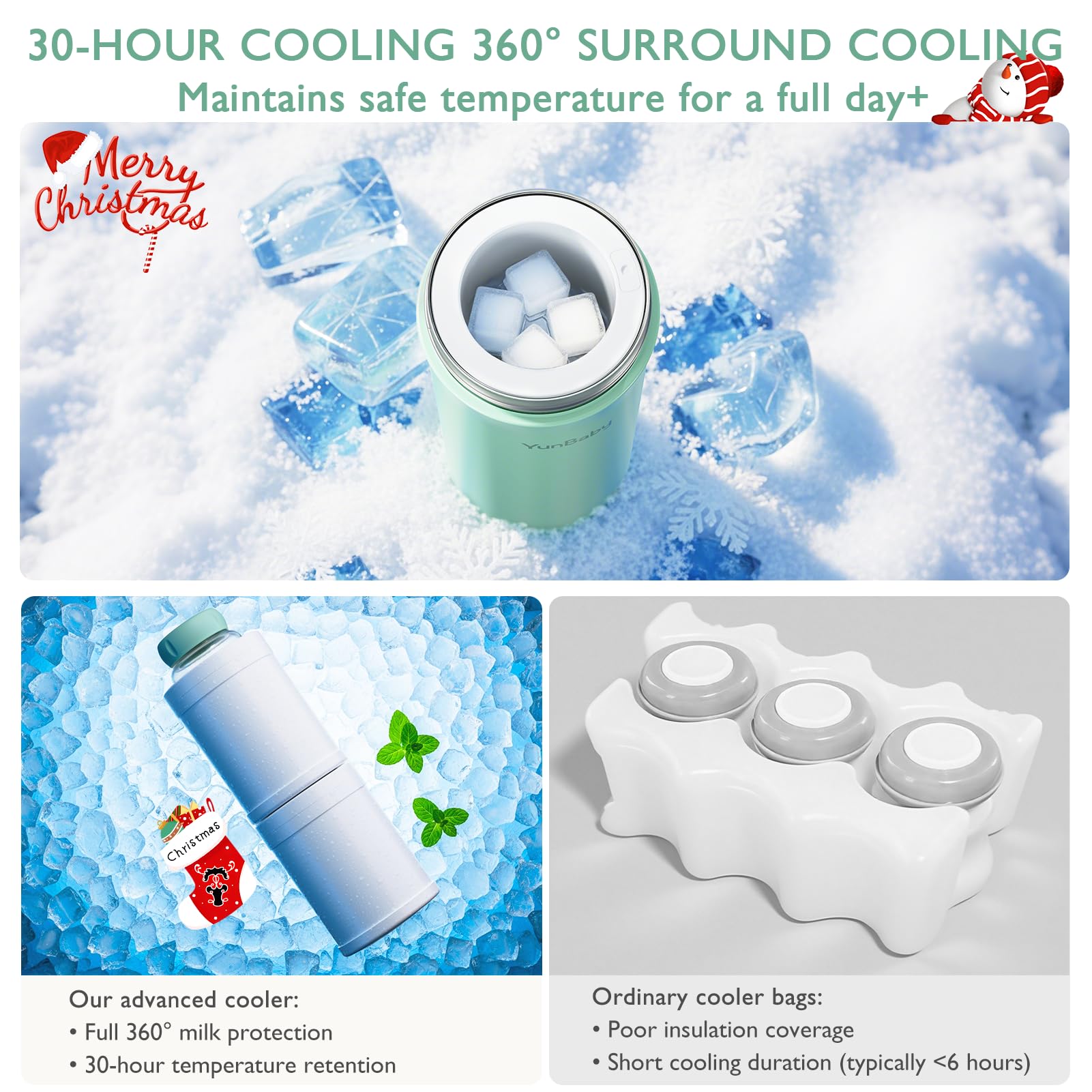 YunBaby travel leakproof design ideal for flights and road trips.