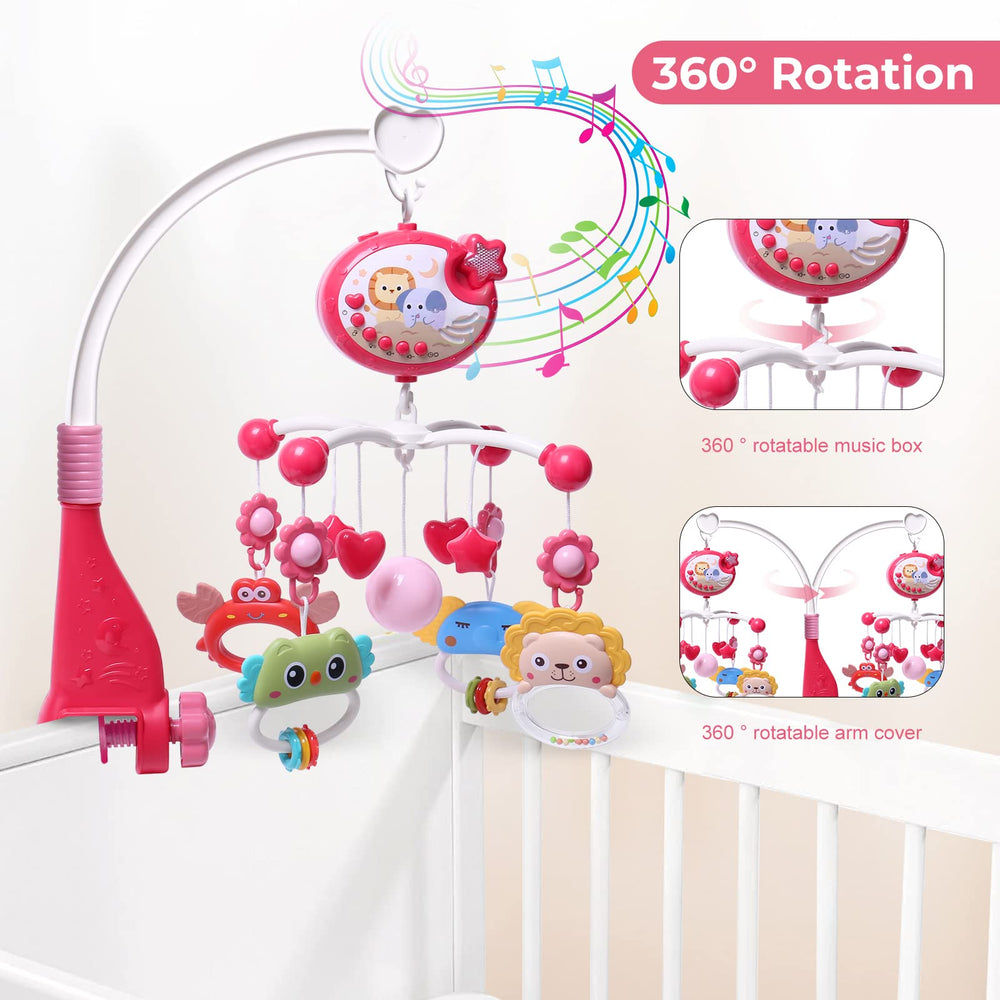 YUNGCHI crib-mobile-remote-control demonstrates convenient, hands-free operation.