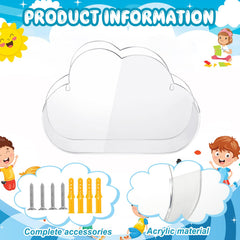 Yungyan transparent storage bin ideal for nursery and playroom organization