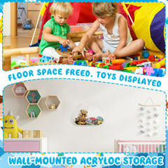 Yungyan wall-mounted toy dispenser with compact dimensions fits small spaces