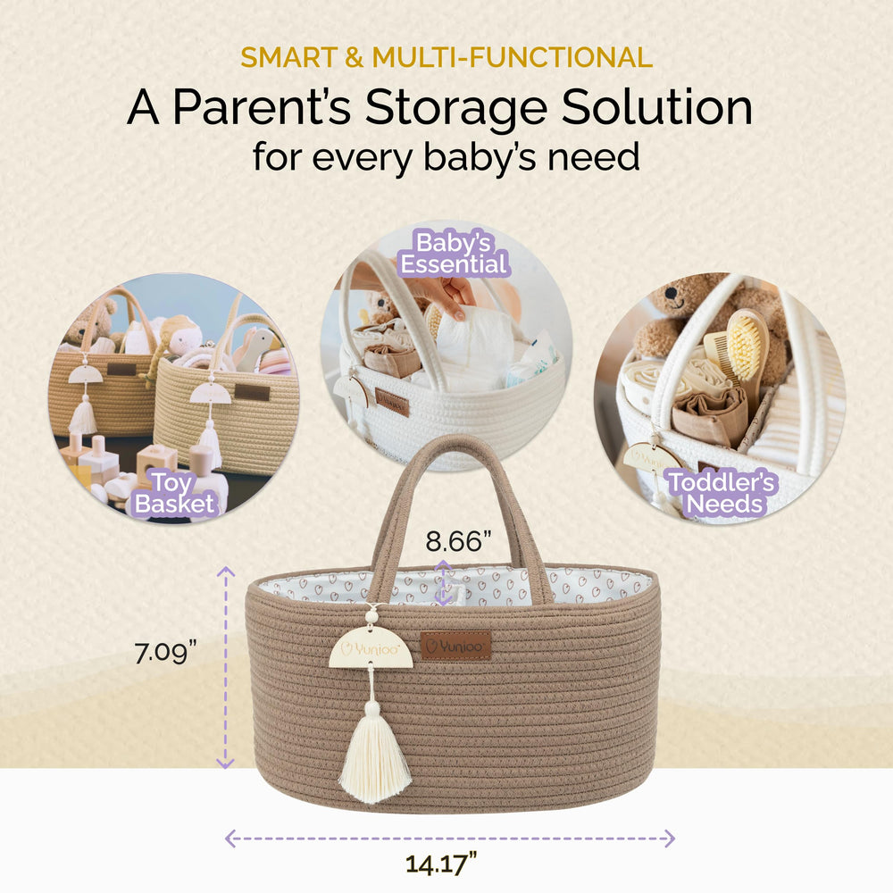 Yunioo-portable-caddy-on-the-go enables car trips with easily accessible baby items.
