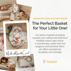Yunioo portable changing pad with ultrasoft cover for comfortable on-the-go diaper changes.