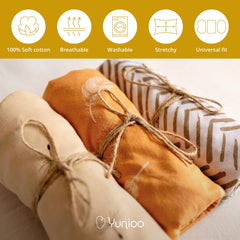 Yunioo changing pad cover in ultrasoft cotton for easy cleaning