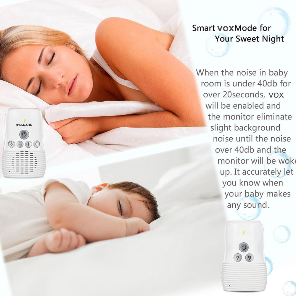 Yunseity monitor night light glow provides gentle visibility at night