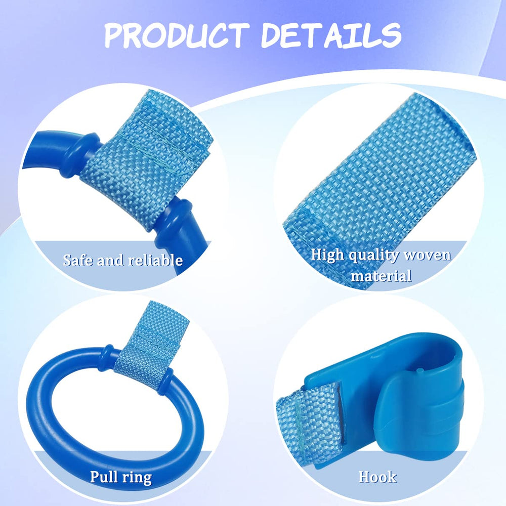 Yuntop green pull ring for cribs aids eye-hand coordination during early mobility.