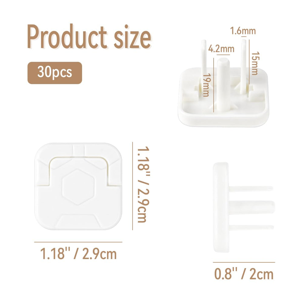 Yuntop durable ABS plastic resists wear for long-term child safety protection.