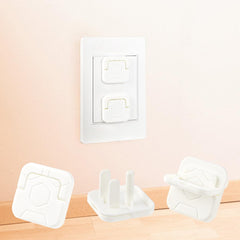 Yuntop white-decor-friendly outlet covers blend with decor and deter curious fingers from outlets.