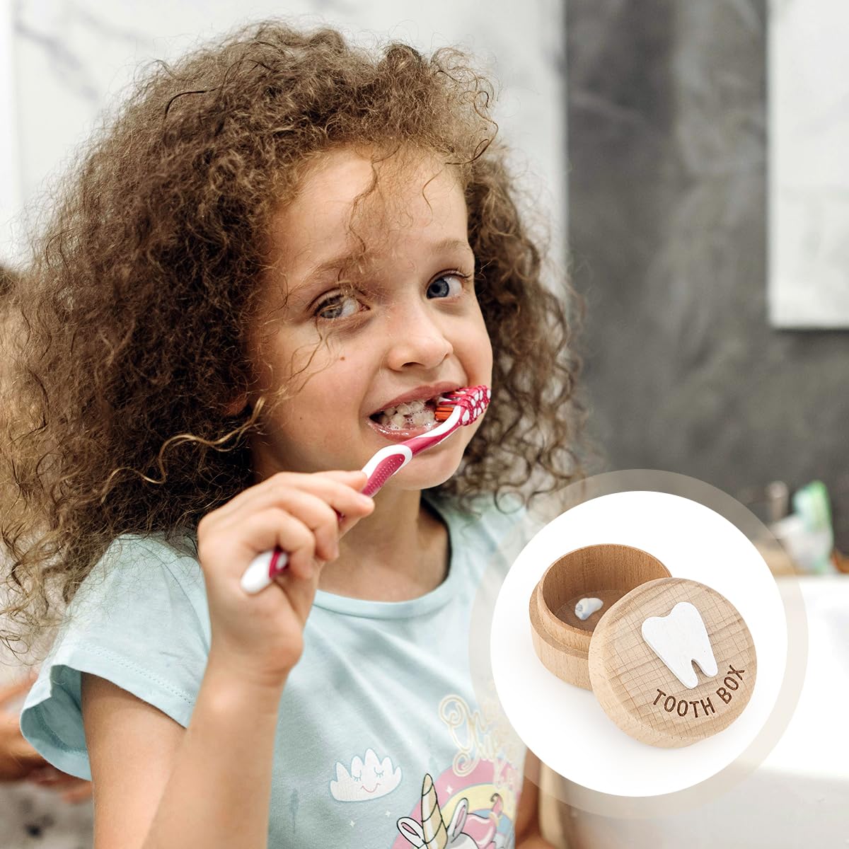 Yuntop Tooth Fairy Box child-friendly design for bedroom keepsakes.