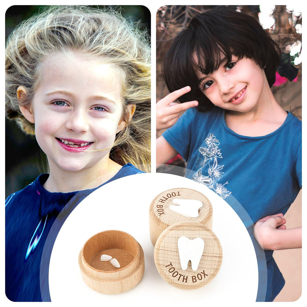 Yuntop Tooth Fairy Box packaging shows two-box set for gifting.