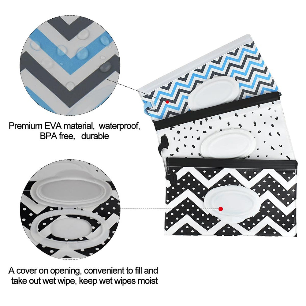 Yuntop dispenser holds over 50 wipes for busy outings