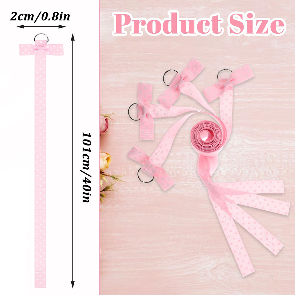 Yuomeaz baby girl bows display top view highlights cute nursery decor.