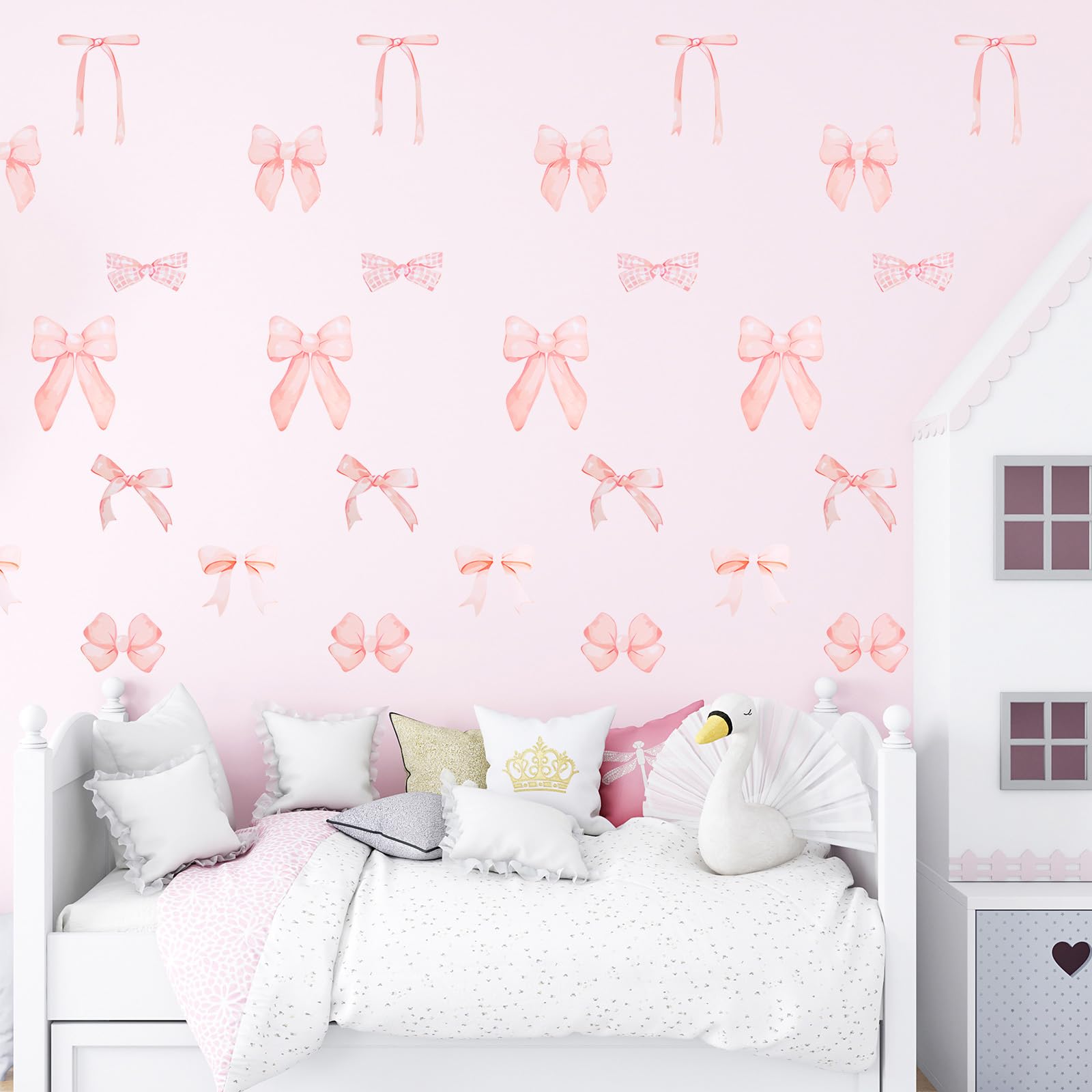 Yuomeaz bow wall stickers make a thoughtful gift for holidays or birthdays.