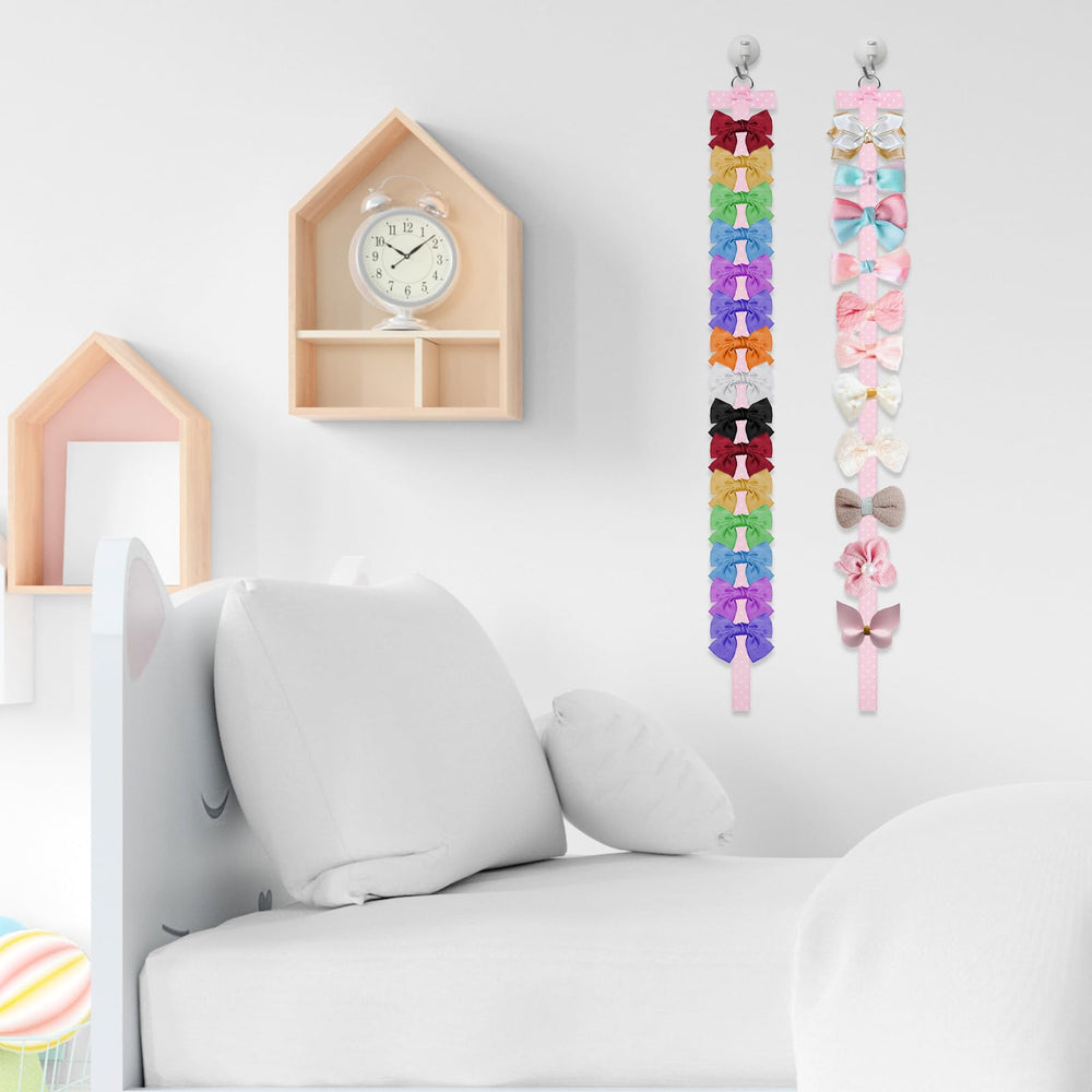 Yuomeaz bow storage 5-pack demonstrates convenient five-piece organization set.