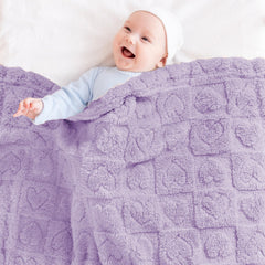Yurhap fleece baby blanket soft plush fabric close-up highlighting gentle touch for all-season warmth.