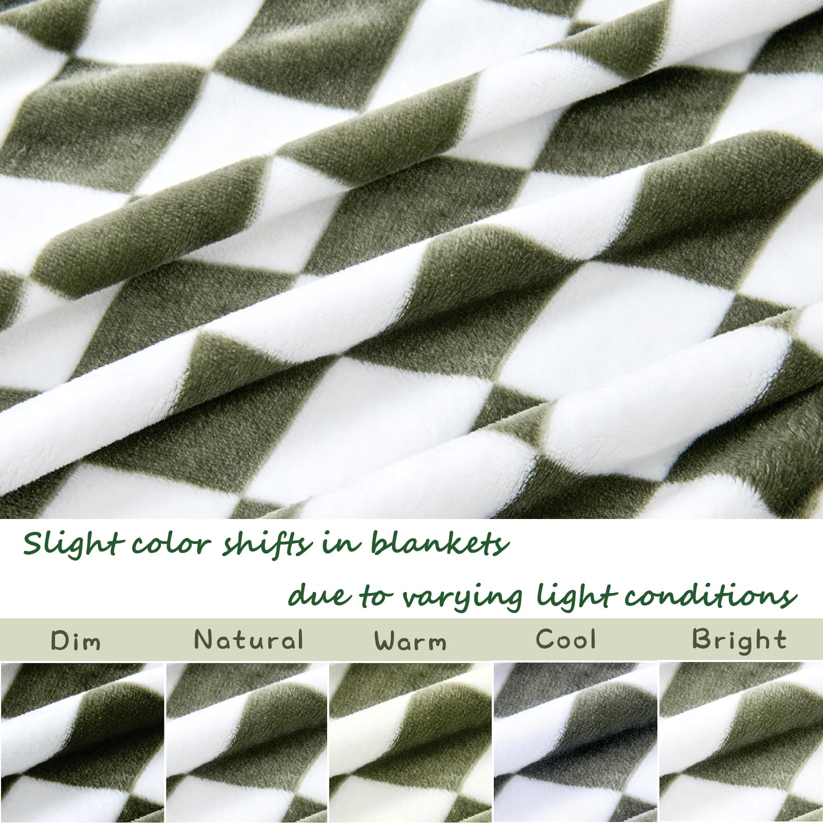 Yurhap checkered baby blanket in stroller for on-the-go warmth