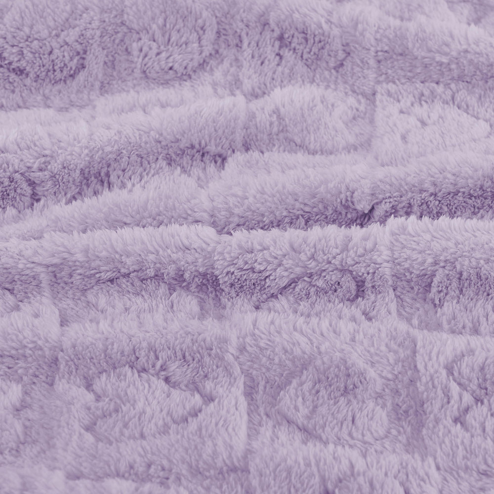 Yurhap gift-ready baby blanket purple as newborn gift.
