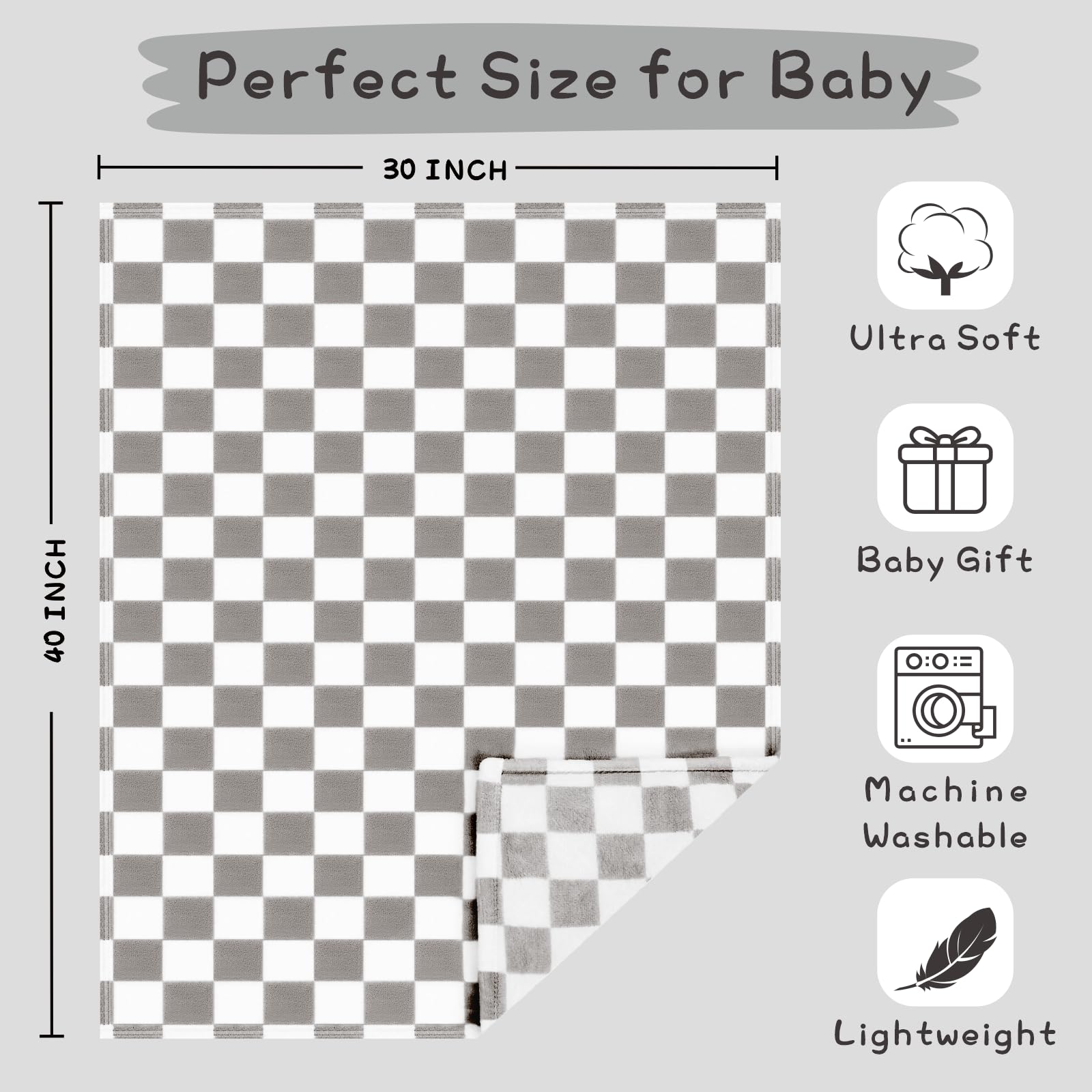 Yurhap lightweight travel-ready blanket draped over a car seat.