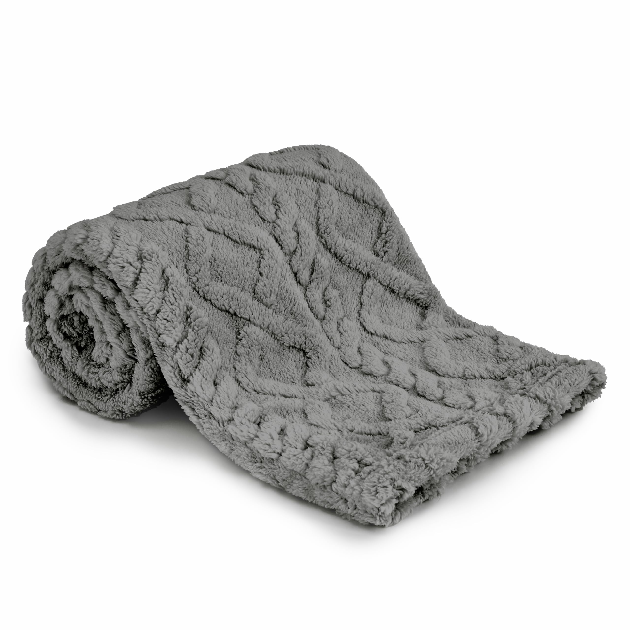Yurhap Sherpa fleece blanket close-up pattern, soft texture for cozy baby snuggles.