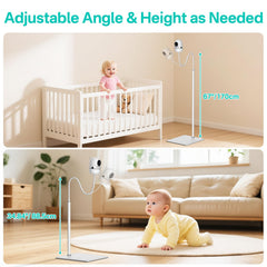 Yususipa height adjustable stand gooseneck view captures flexible neck for precise angles