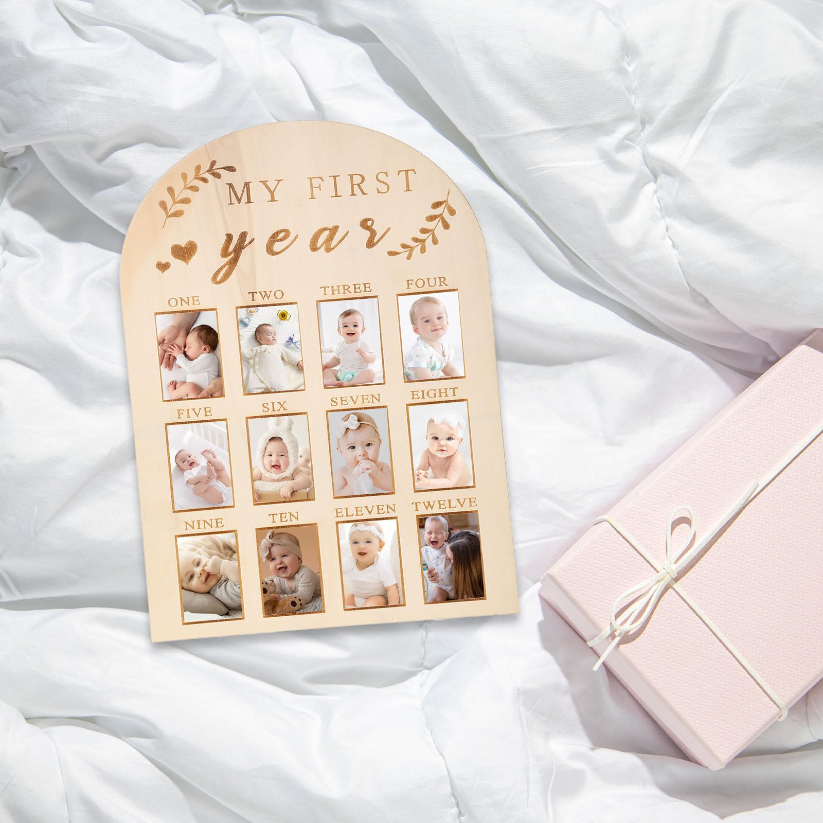 Yuuchoringee engraved wood details add timeless charm and durable keepsake