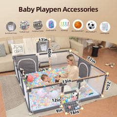YVDRG Playpen ocean balls image showcases sensory play in a safe space