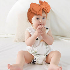 YWAOAIJD baby bow headbands on infant showcase cute outfits and reliable hold.