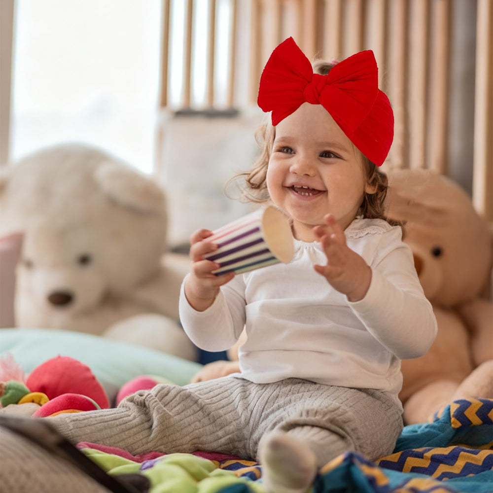 YWAOAIJD gift packaging for a ready-to-gift baby bow headband set