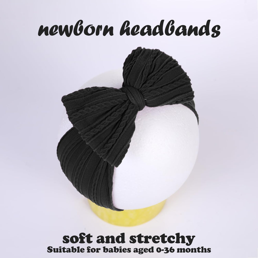 YWAOAIJD elastic large-size headband fits growing babies comfortably during play.