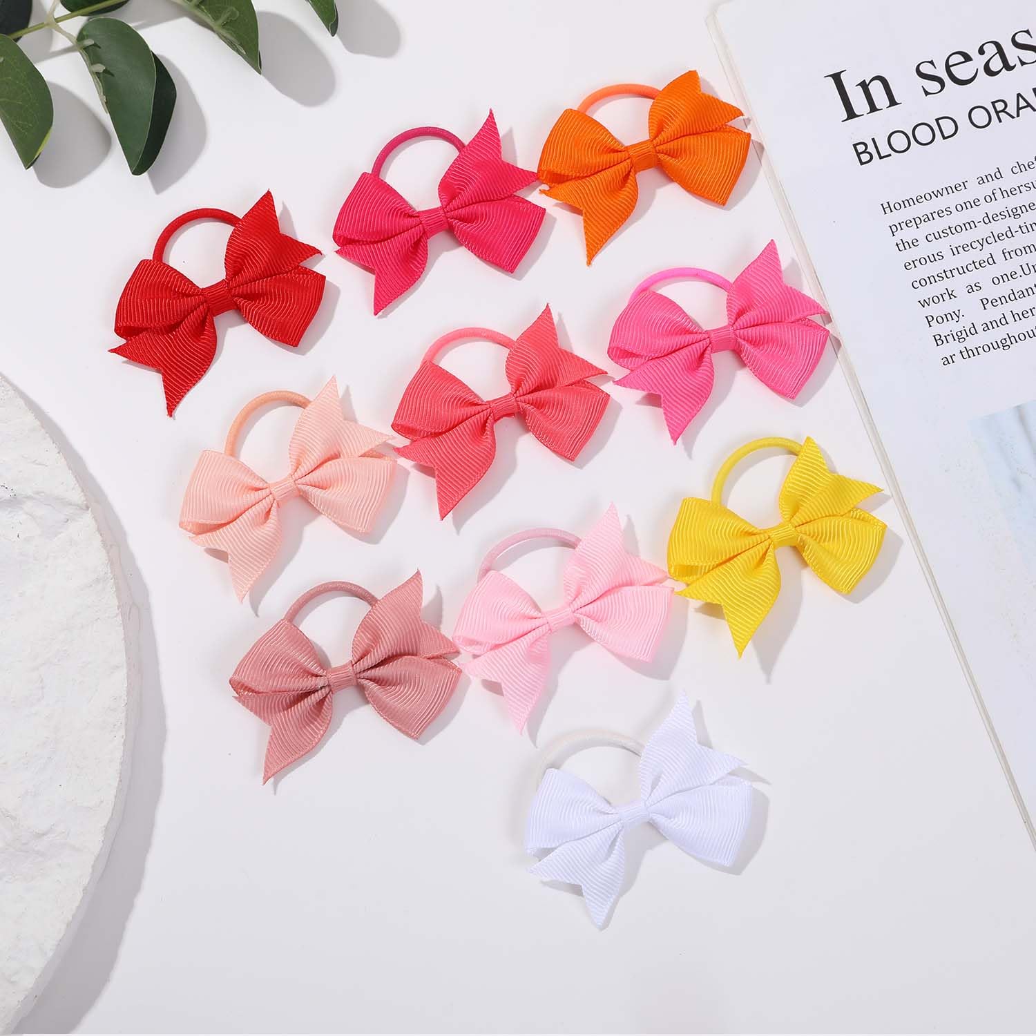 YWAOAIJD kids ponytail holders in action during play provide secure gentle grip.