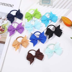 YWAOAIJD soft grosgrain ribbon close-up shows durable hair friendly elastic.