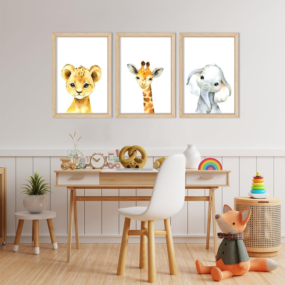 YWJKWLGS Baby Safari elephant detail supports storytelling and vibrant wall decor.
